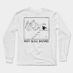 Nasty Black Bastard Long Sleeve T-Shirt